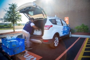 Ford and Walmart Self-driving Delivery Vehicle